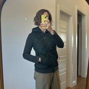 Eddie Bauer EB Originals Quilted Hoodie Jacket – Women’s XS – Dark Green